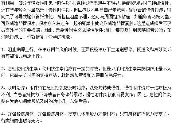 女性附件炎會導致不孕嗎？怎么辦