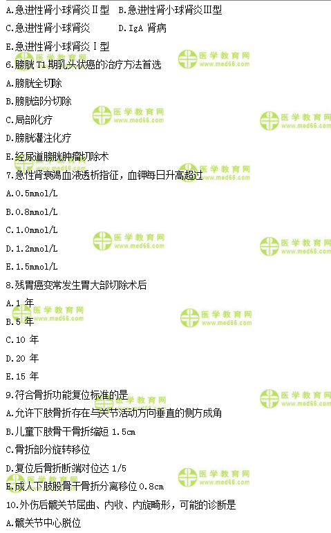 2019年臨床類(lèi)別醫(yī)師資格模擬試題直播講解匯總！