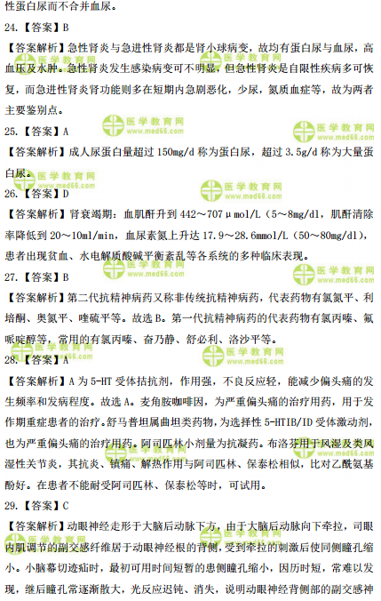 2019年臨床執(zhí)業(yè)醫(yī)師高頻試題 第三單元 150題！