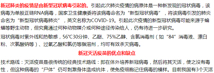 新冠肺炎病毒滅活途徑有哪些？新冠滅活疫苗的優(yōu)缺點(diǎn)是？