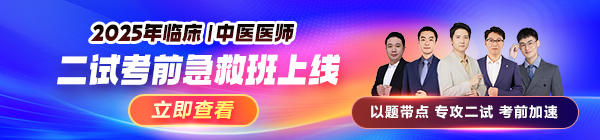2025醫(yī)師資格筆試「二試考前急救班」破局沖刺！